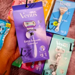 Cuchilla de afeitar para mujer Gillette Venus Deluxe Smooth Swirl (también conocida como Venus Extra Smooth Contour).