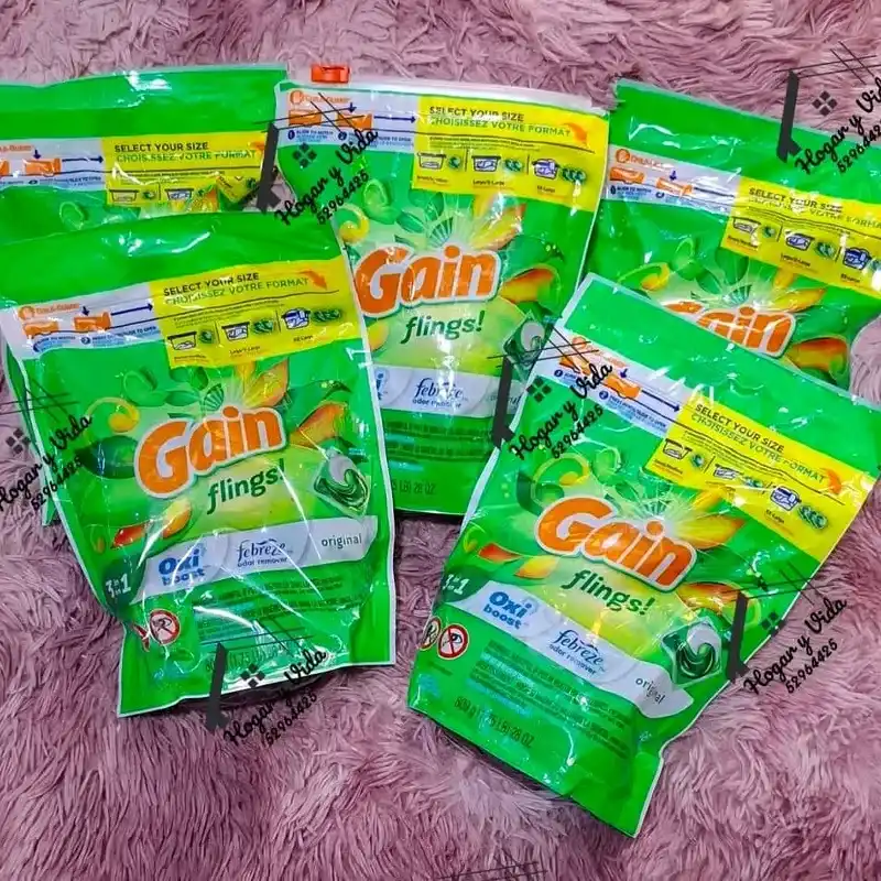 Detergente Gain 38 cápsulas