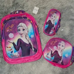 Elsa Mochila + merendero + cartuchera 