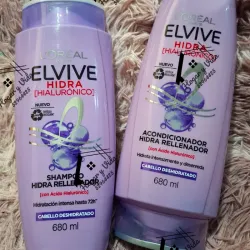 Juego d shampoo y acondicionador  L'ORÉAL Hidra ( Hialurónico). 680ml