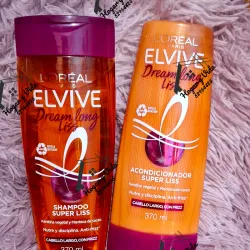 Juego d shampoo y acondicionador L'ORÉAL Dream Long Liss