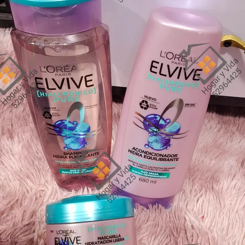 Línea Elvive Hialurónico Pure de L'Oréal 