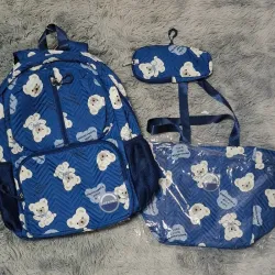 Mochila + merendero + cartuchera