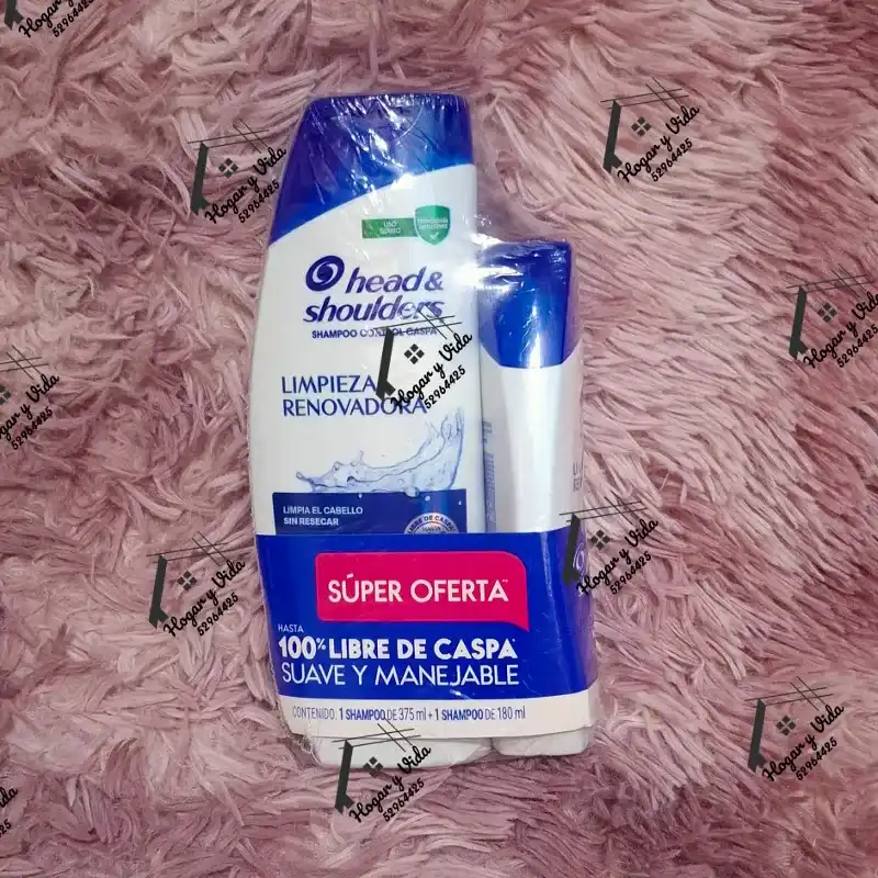 Shampoo head Shoulders 375ml +180ml 