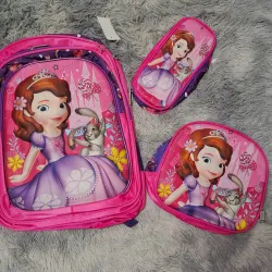Sofia mochila + merendero + cartuchera