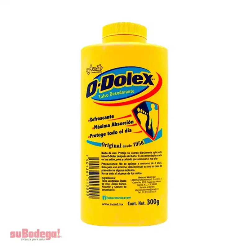 Talco para los pies 300g
