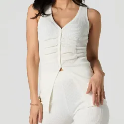 Blusa blanca larga
