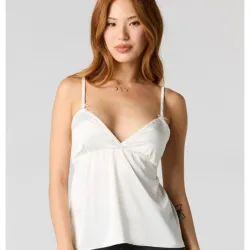 Blusa blanca sateen