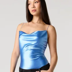 Body azul sateen