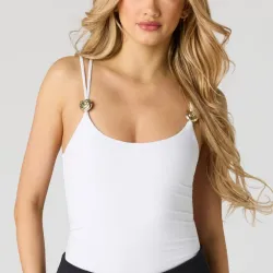 Body blanco detalles dorados