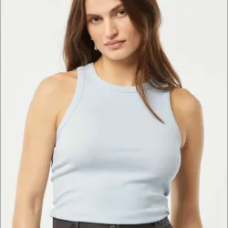 Camiseta azul básica