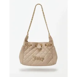 Cartera beige mediana