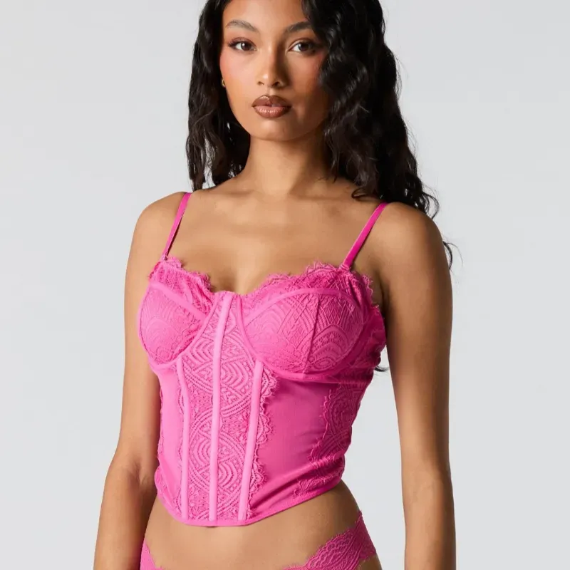Corset rosa 