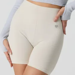 Licra corta color crema