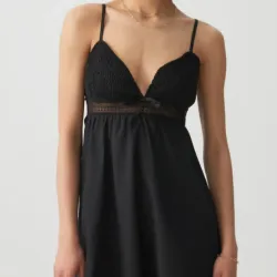 Maxi black dress 