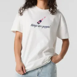 Pulover oversize champagne design