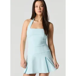 Vestido azul corto