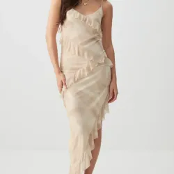 Vestido beich asymmetric 