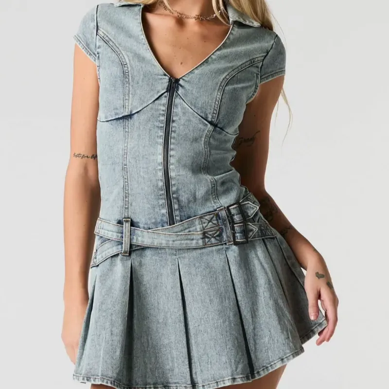 Vestido de mezclilla.