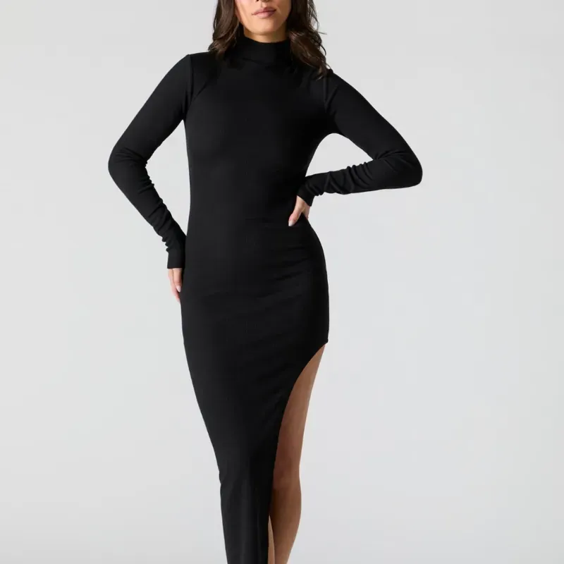 Vestido largo elegante.