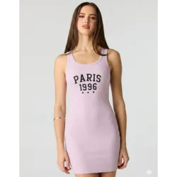 Vestido rosa Paris design