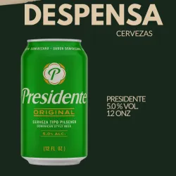 Cerveza Presidente 
