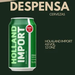 Cerveza Holland import