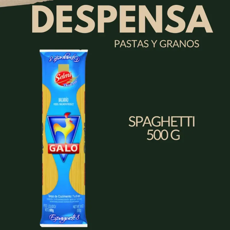 Spaghetti Galo azul
