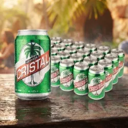 Cerveza Cristal de Lata