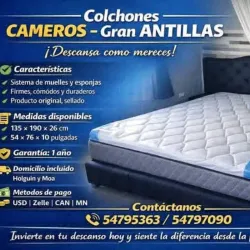 Colchones Cameros Gran ANTILLAS