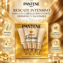 Pantene Pro-V Miracle Rescue Intense Rescue Shots, 4 ampollas de 15 ml (60 ml