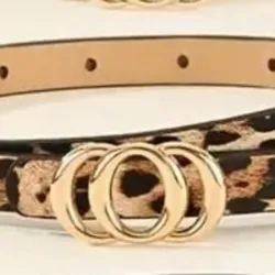 Cinto fino para mujer o niña