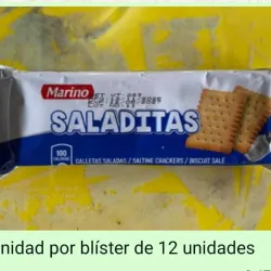 Galletas Saladitas por blíster de 12 unidades 