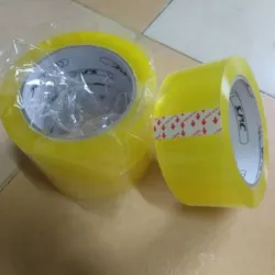 Precinta amarilla transparente