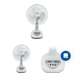 Ventilador de mesa recargable