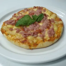 Pizzeta de jamón (Gouda)