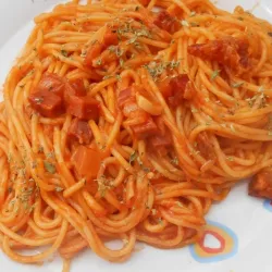 Spaghetti de jamón (Gouda)