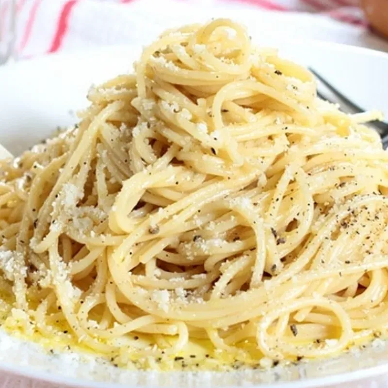 Spaghetti de queso (Gouda)