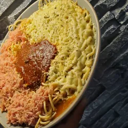 Espagueti de Jamón y Queso