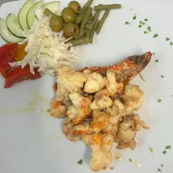 Langosta entera grillé