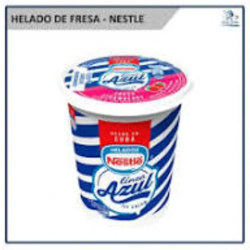 Pote de helado Nestlé