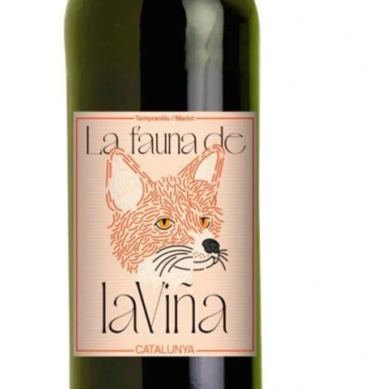 Vino tinto La fauna de la Viña