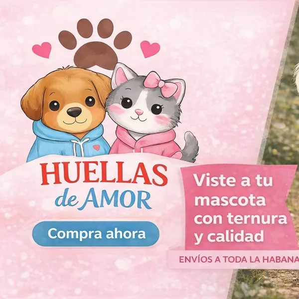 En Huellas de Amor encontrarás una selección especial de artículos y accesorios para mascotas, elegidos con cuidado por su calidad, diseño y precio.
Productos prácticos, adorables y funcionales para consentir a tu peludito y hacerlo lucir aún más especial.
🐾 Ideal para el día a día
🐾 Perfectos para regalar
🐾 Diseños que enamoran
Porque cada compra deja una huella… una huella de amor 💖