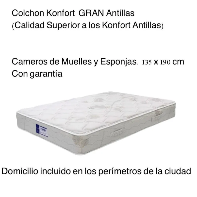 Colchones Konfort Gran Antillas 