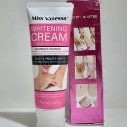 2500 pesos Crema aclaradora para cuerpo, partes íntimas y zonas sensibles (Miss Vanessa®)
