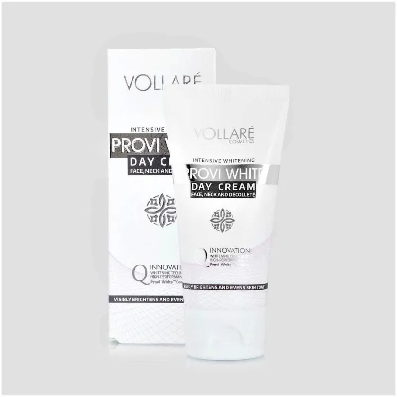 Crema de día aclaradora para rostro, cuello y escote (Vollare Cosmetics)