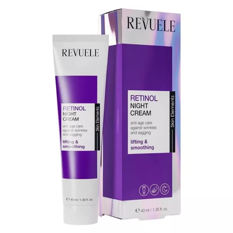 Crema facial de noche antiedad Retinol