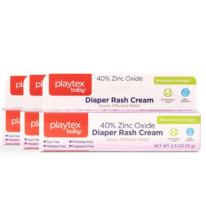 Crema para la dermatitis del pañal con 40 % de óxido de zinc