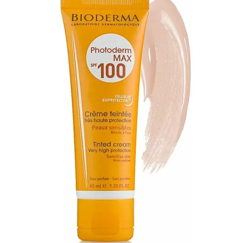 Crema solar facial con color y protección muy alta 