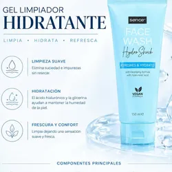 Gel limpiador antiedad